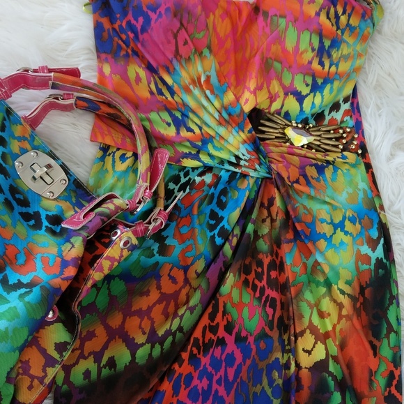 Cocktail dress and matching bag - Picture 5 of 8